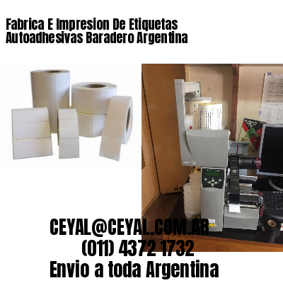 Fabrica E Impresion De Etiquetas Autoadhesivas Baradero Argentina