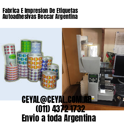 Fabrica E Impresion De Etiquetas Autoadhesivas Beccar Argentina