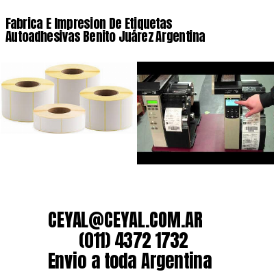 Fabrica E Impresion De Etiquetas Autoadhesivas Benito Juárez Argentina