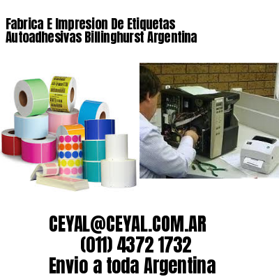 Fabrica E Impresion De Etiquetas Autoadhesivas Billinghurst Argentina