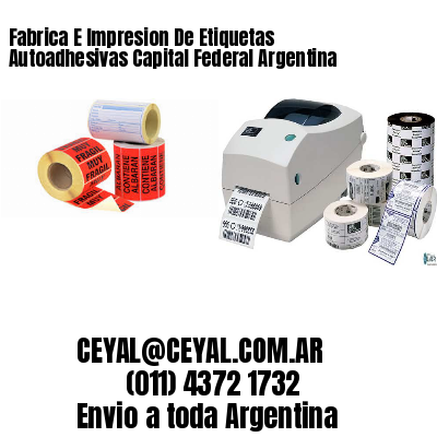 Fabrica E Impresion De Etiquetas Autoadhesivas Capital Federal Argentina