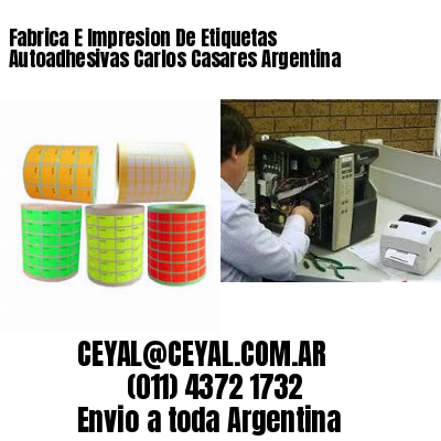 Fabrica E Impresion De Etiquetas Autoadhesivas Carlos Casares Argentina