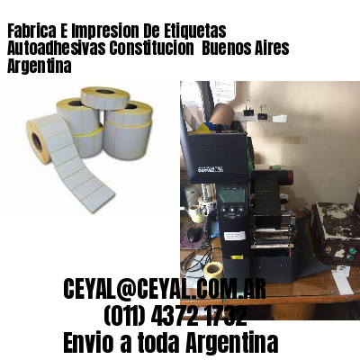 Fabrica E Impresion De Etiquetas Autoadhesivas Constitucion  Buenos Aires Argentina