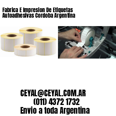 Fabrica E Impresion De Etiquetas Autoadhesivas Cordoba Argentina