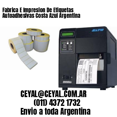 Fabrica E Impresion De Etiquetas Autoadhesivas Costa Azul Argentina