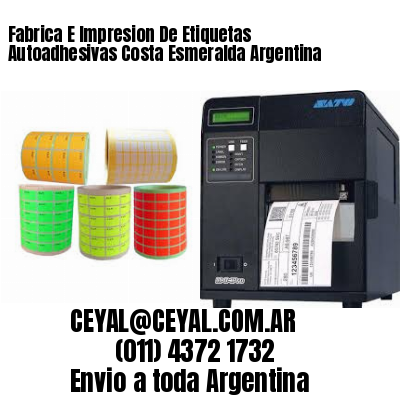 Fabrica E Impresion De Etiquetas Autoadhesivas Costa Esmeralda Argentina