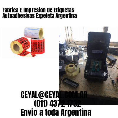 Fabrica E Impresion De Etiquetas Autoadhesivas Ezpeleta Argentina