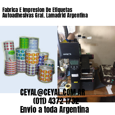 Fabrica E Impresion De Etiquetas Autoadhesivas Gral. Lamadrid Argentina
