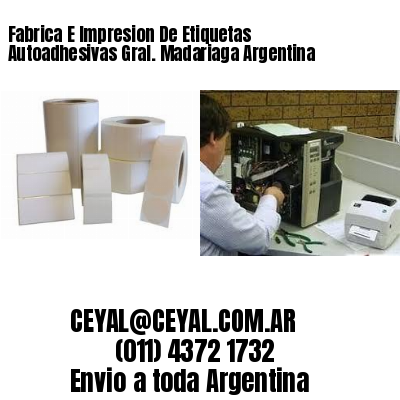 Fabrica E Impresion De Etiquetas Autoadhesivas Gral. Madariaga Argentina