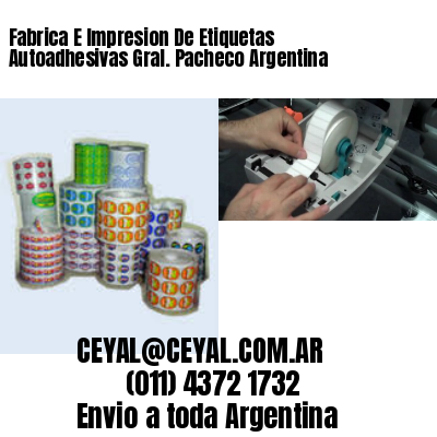 Fabrica E Impresion De Etiquetas Autoadhesivas Gral. Pacheco Argentina