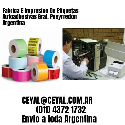 Fabrica E Impresion De Etiquetas Autoadhesivas Gral. Pueyrredón Argentina