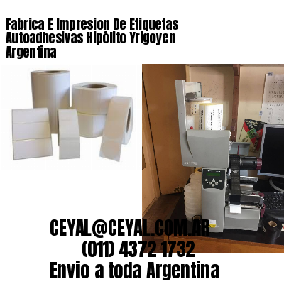 Fabrica E Impresion De Etiquetas Autoadhesivas Hipólito Yrigoyen Argentina