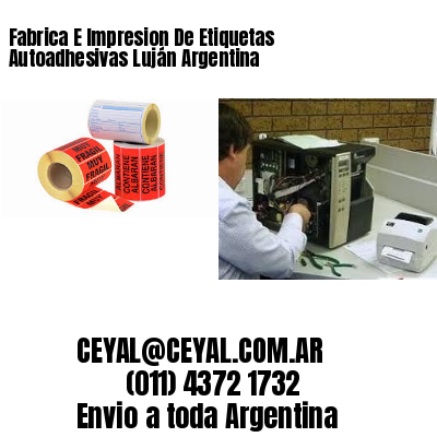 Fabrica E Impresion De Etiquetas Autoadhesivas Luján Argentina