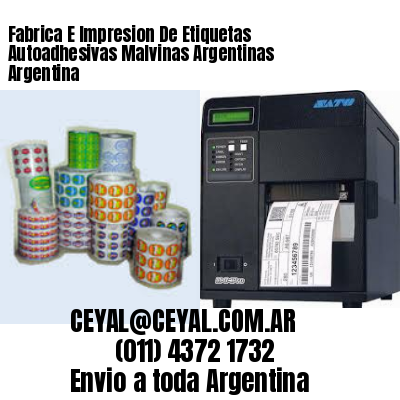 Fabrica E Impresion De Etiquetas Autoadhesivas Malvinas Argentinas Argentina