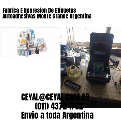 Fabrica E Impresion De Etiquetas Autoadhesivas Monte Grande Argentina