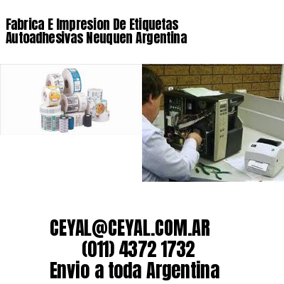 Fabrica E Impresion De Etiquetas Autoadhesivas Neuquen Argentina