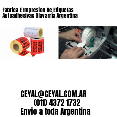Fabrica E Impresion De Etiquetas Autoadhesivas Olavarría Argentina