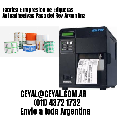 Fabrica E Impresion De Etiquetas Autoadhesivas Paso del Rey Argentina