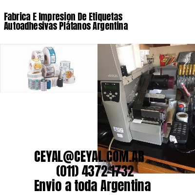 Fabrica E Impresion De Etiquetas Autoadhesivas Plátanos Argentina