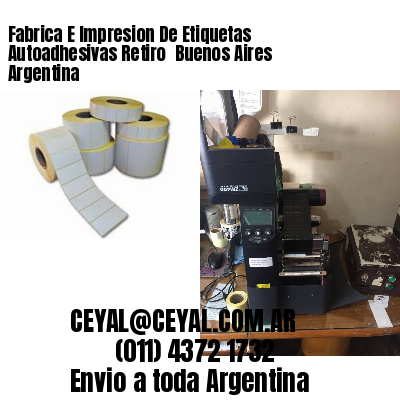 Fabrica E Impresion De Etiquetas Autoadhesivas Retiro  Buenos Aires Argentina