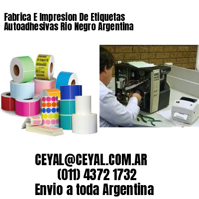 Fabrica E Impresion De Etiquetas Autoadhesivas Rio Negro Argentina