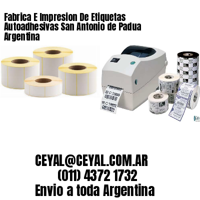 Fabrica E Impresion De Etiquetas Autoadhesivas San Antonio de Padua Argentina