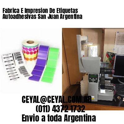 Fabrica E Impresion De Etiquetas Autoadhesivas San Juan Argentina