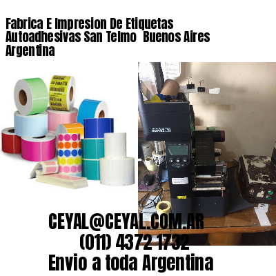 Fabrica E Impresion De Etiquetas Autoadhesivas San Telmo  Buenos Aires Argentina