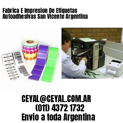 Fabrica E Impresion De Etiquetas Autoadhesivas San Vicente Argentina