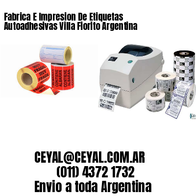 Fabrica E Impresion De Etiquetas Autoadhesivas Villa Fiorito Argentina