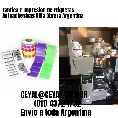 Fabrica E Impresion De Etiquetas Autoadhesivas Villa Obrera Argentina