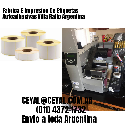 Fabrica E Impresion De Etiquetas Autoadhesivas Villa Raffo Argentina