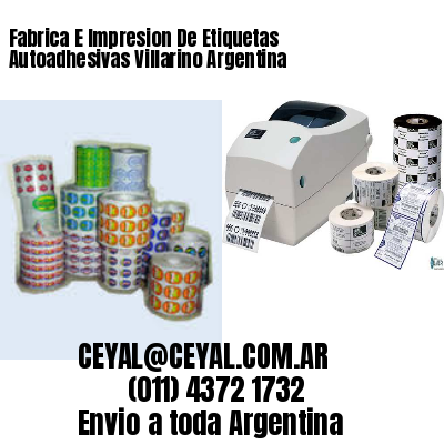 Fabrica E Impresion De Etiquetas Autoadhesivas Villarino Argentina
