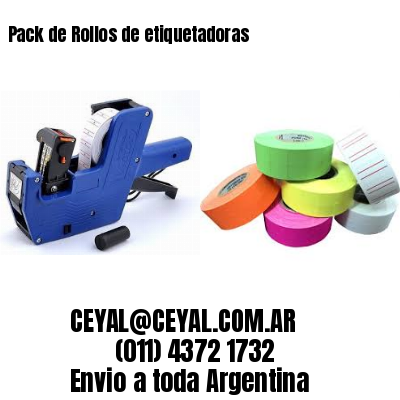 Pack de Rollos de etiquetadoras