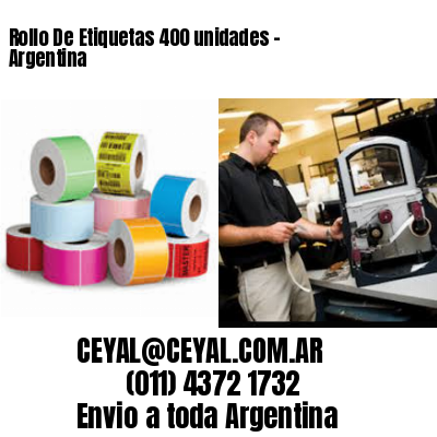 Rollo De Etiquetas 400 unidades – Argentina