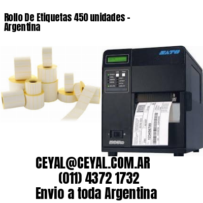 Rollo De Etiquetas 450 unidades – Argentina