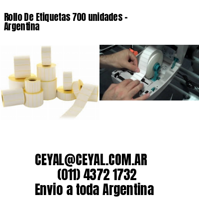 Rollo De Etiquetas 700 unidades – Argentina