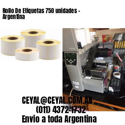 Rollo De Etiquetas 750 unidades – Argentina