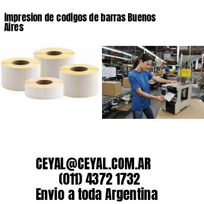 impresion de codigos de barras Buenos Aires