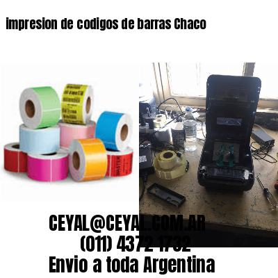 impresion de codigos de barras Chaco