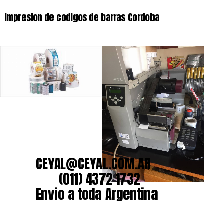 impresion de codigos de barras Cordoba