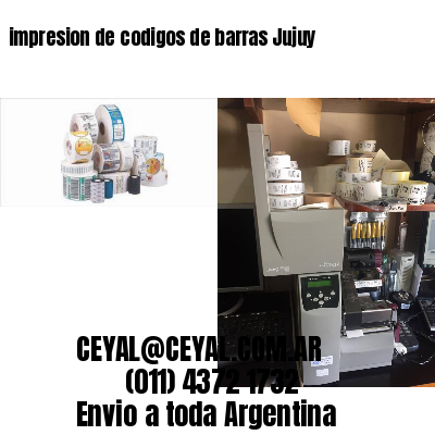 impresion de codigos de barras Jujuy