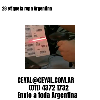 28 etiqueta ropa Argentina