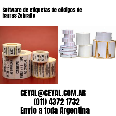 Software de etiquetas de códigos de barras ZebraDe