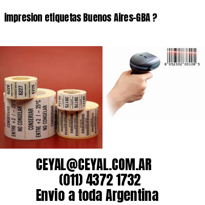 impresion etiquetas Buenos Aires-GBA ?