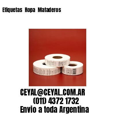 Etiquetas  Ropa  Mataderos