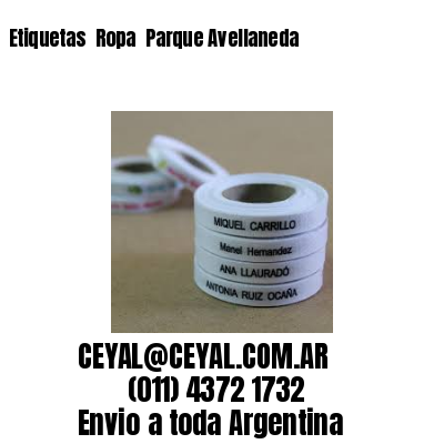 Etiquetas  Ropa  Parque Avellaneda