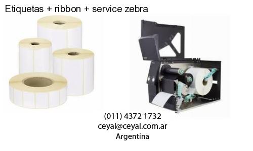 Etiquetas   ribbon   service zebra