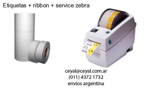 Etiquetas   ribbon   service zebra