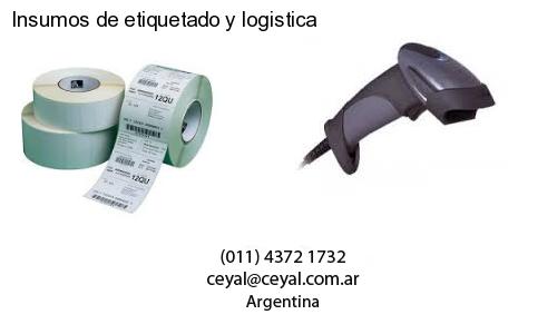 Insumos de etiquetado y logistica